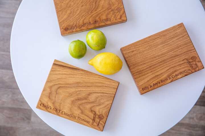 Handwritten Engraving - Gin and Tonic Chopping Board